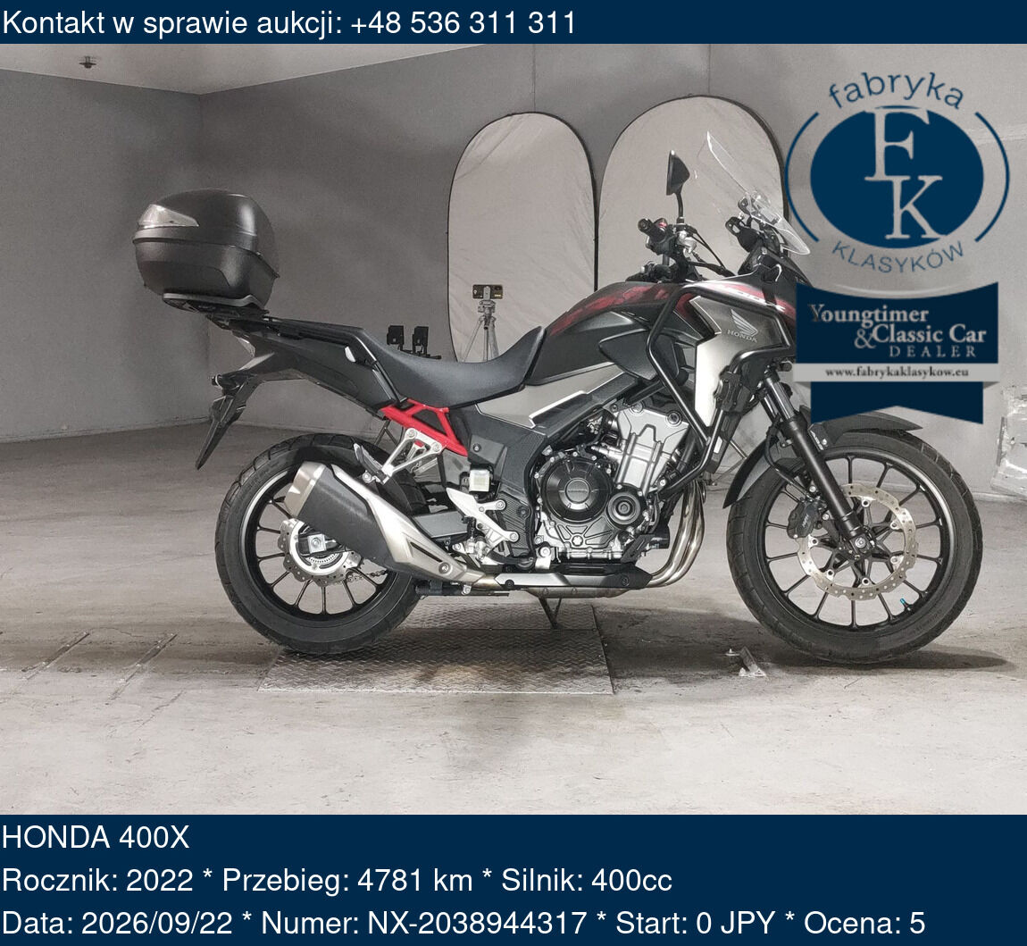 HONDA 400X 2022 - zdjęcie 2