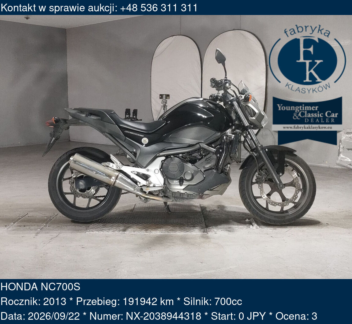 HONDA NC700S 2013 - zdjęcie 2