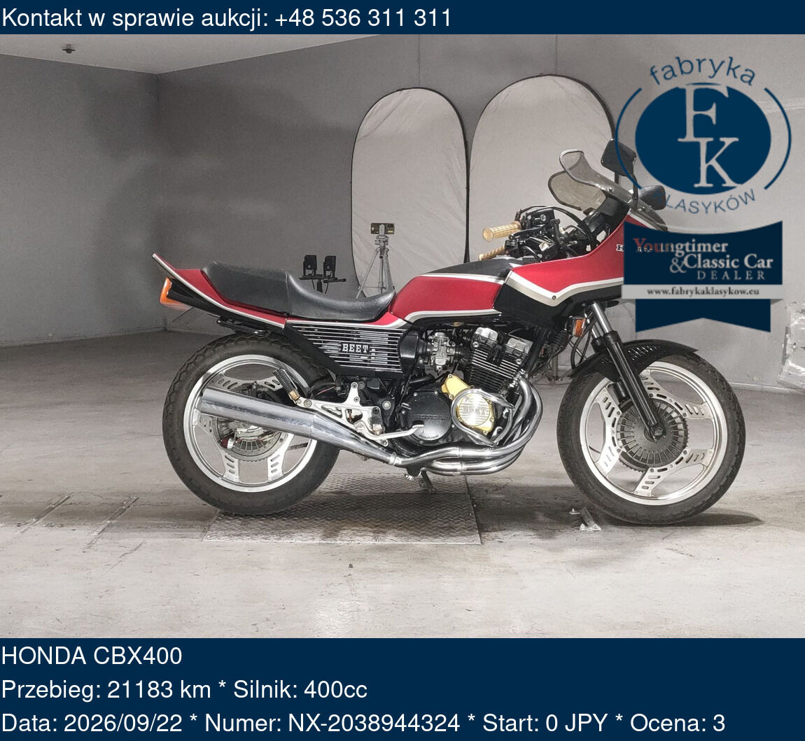 HONDA CBX400  - zdjęcie 2