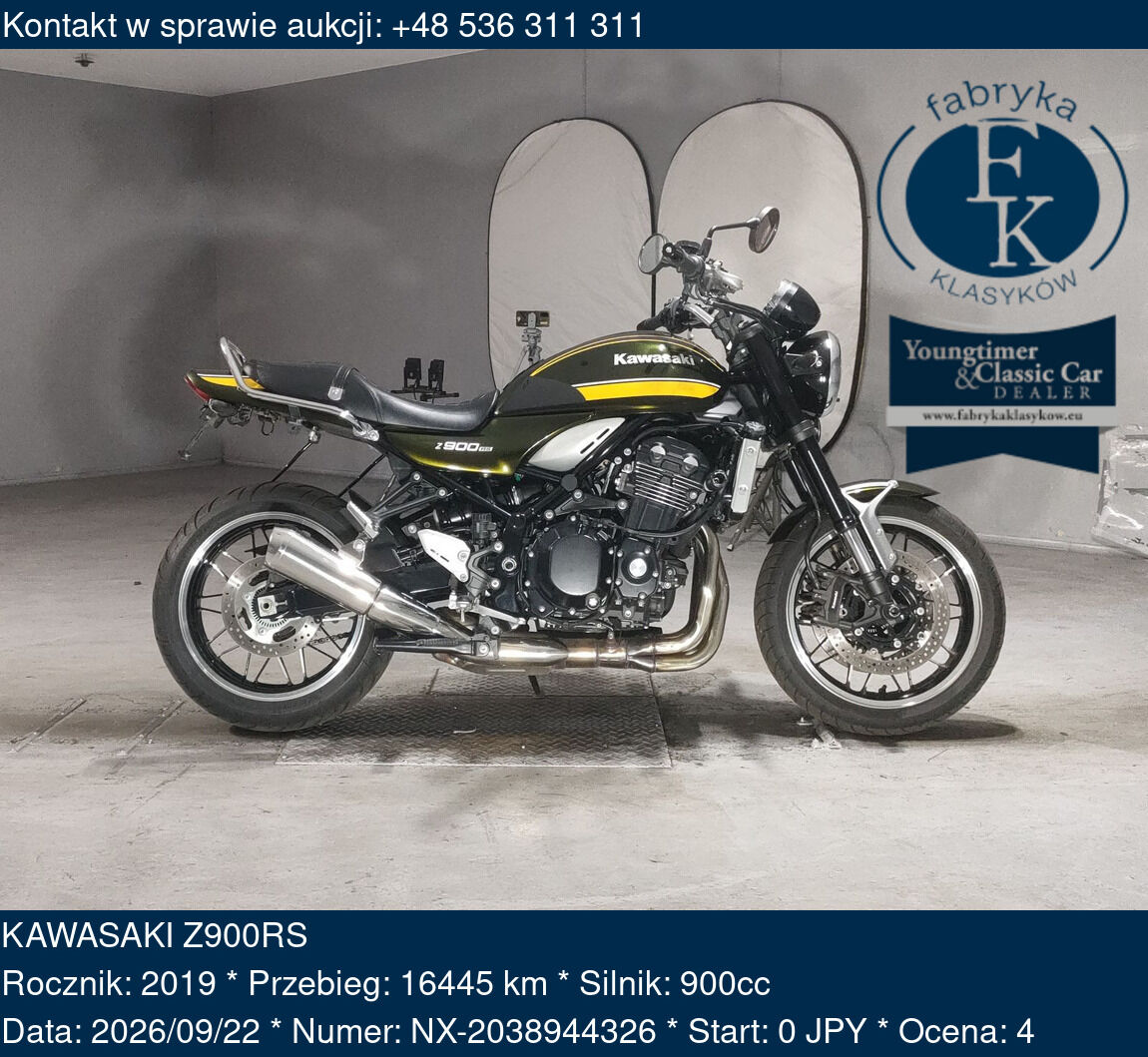 KAWASAKI Z900RS 2019 - zdjęcie 2