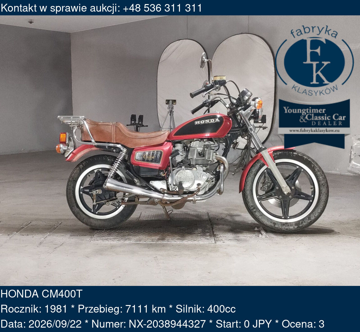 HONDA CM400T 1981 - zdjęcie 2