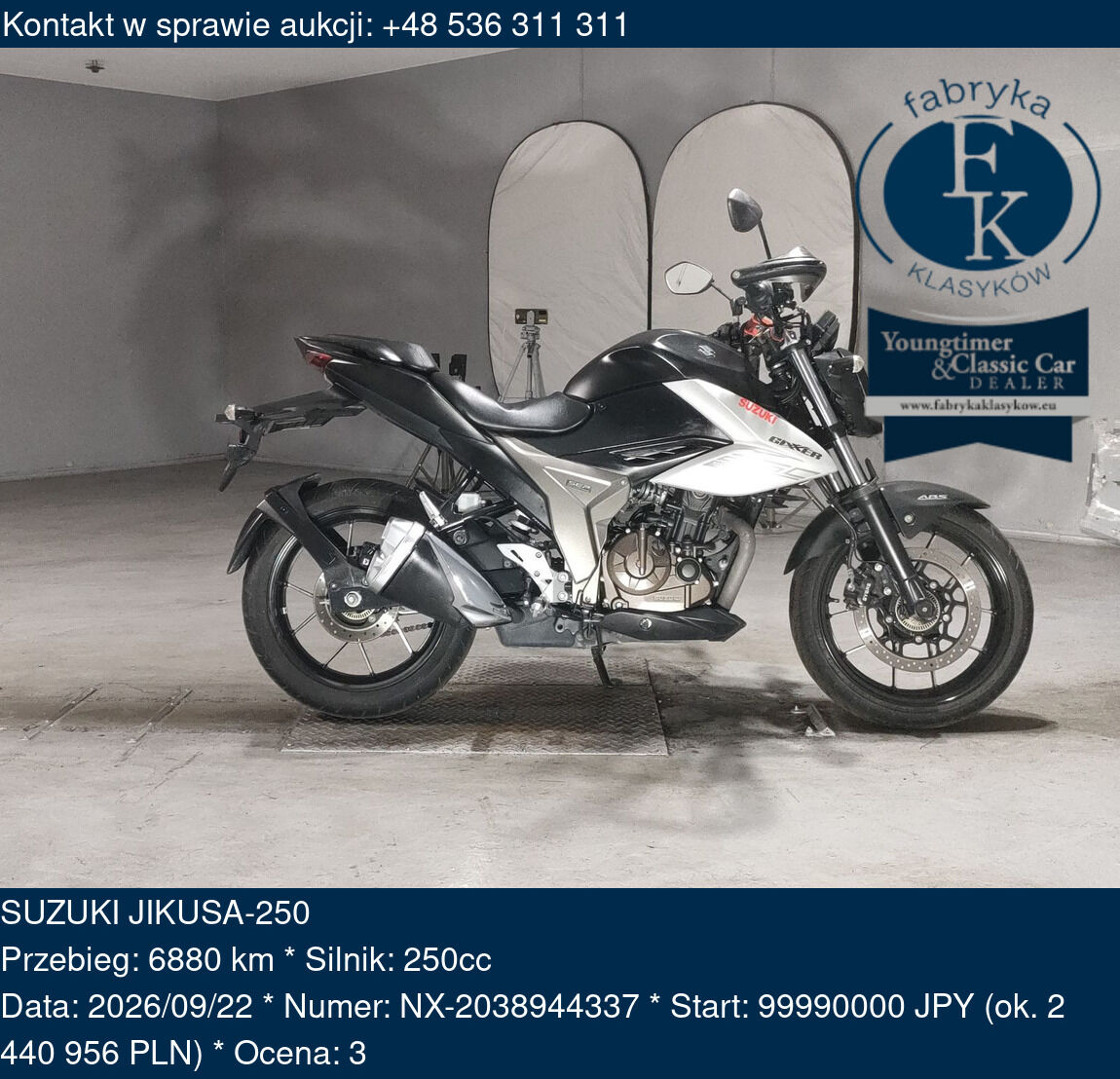 SUZUKI JIKUSA-250  - zdjęcie 2