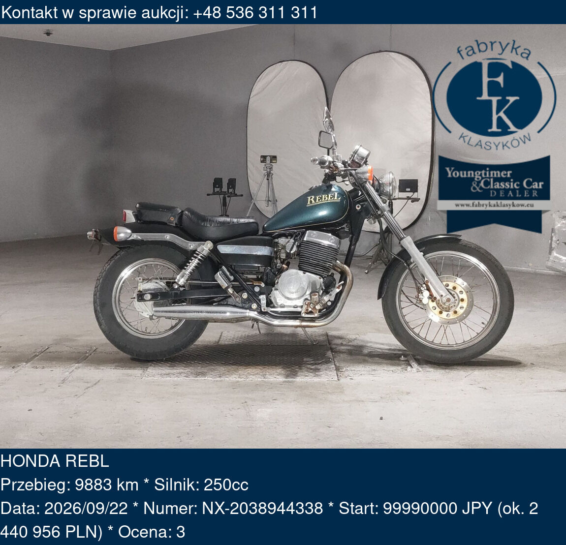 HONDA REBL  - zdjęcie 2