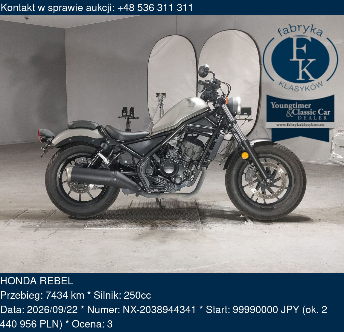HONDA REBEL  - zdjęcie 2