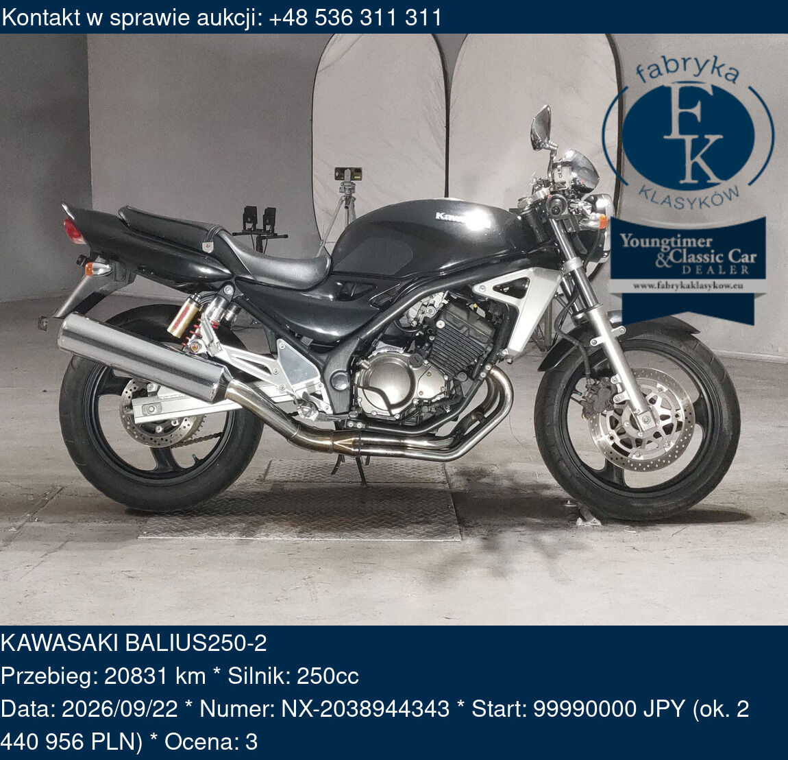 KAWASAKI BALIUS250-2  - zdjęcie 2