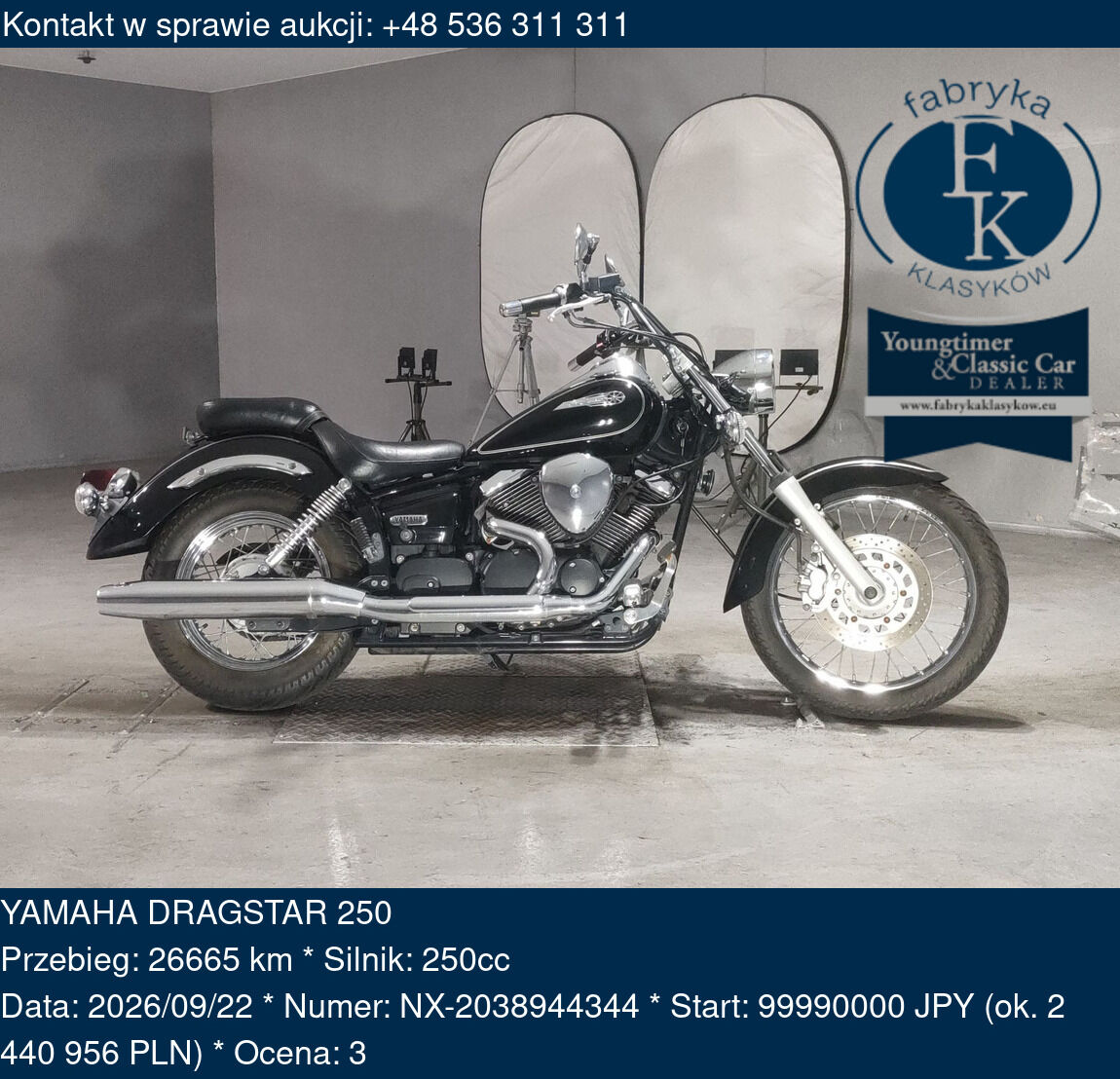YAMAHA DRAGSTAR 250  - zdjęcie 2