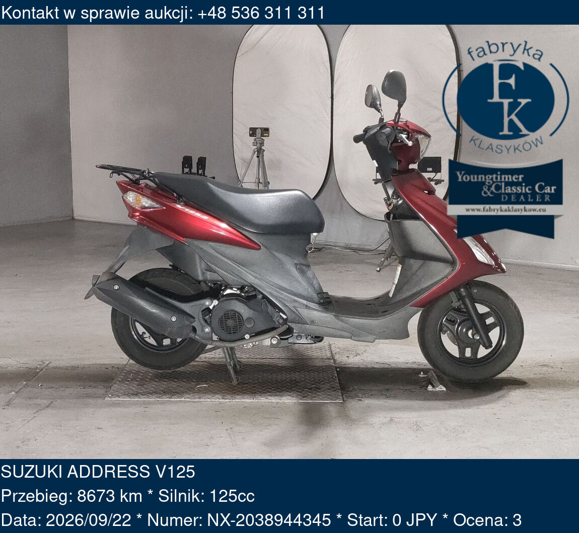 SUZUKI ADDRESS V125  - zdjęcie 2