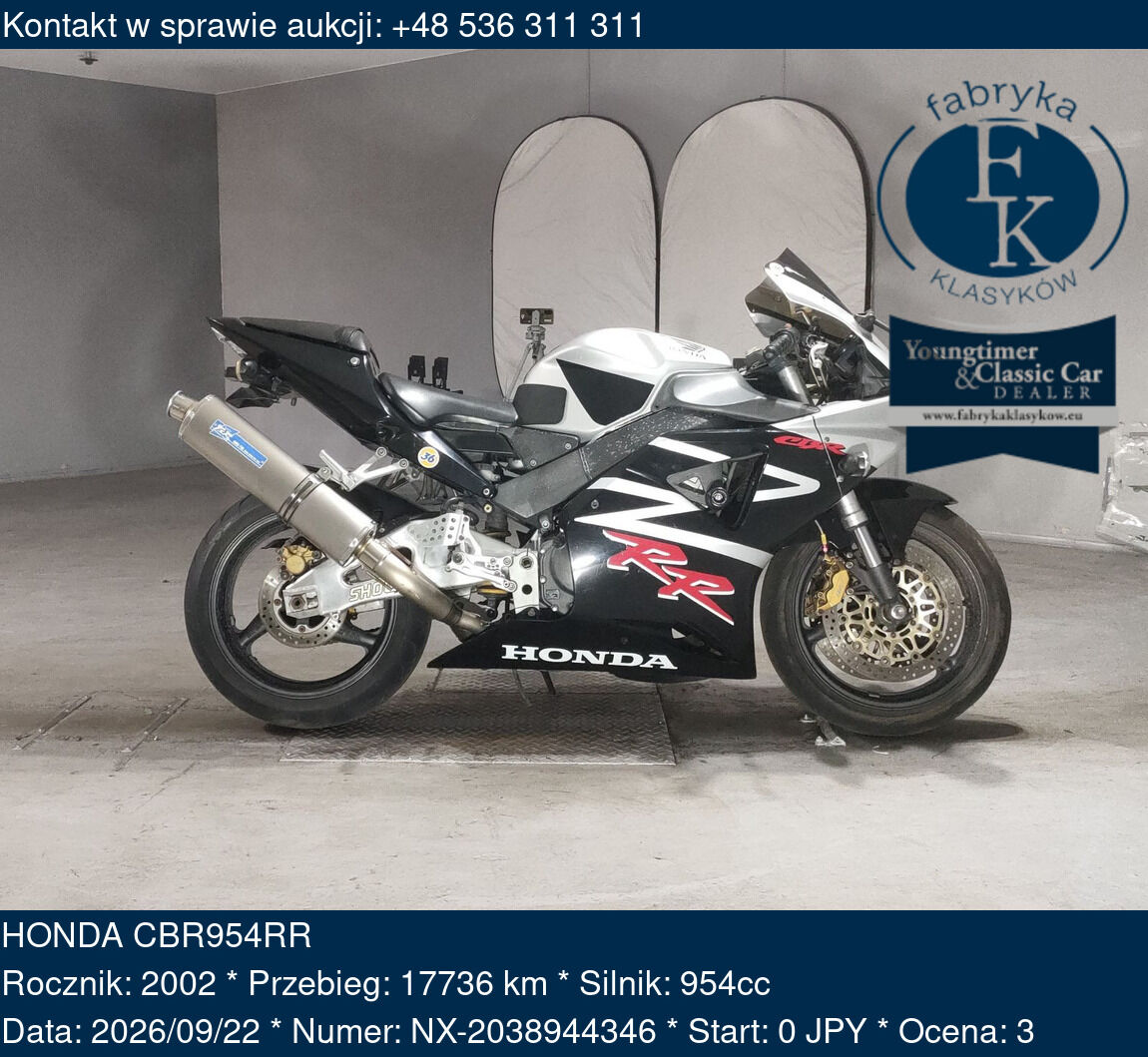 HONDA CBR954RR 2002 - zdjęcie 2