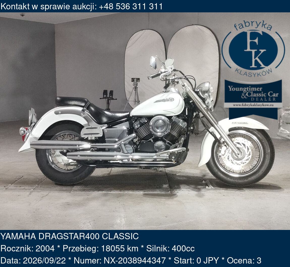 YAMAHA DRAGSTAR400 CLASSIC 2004 - zdjęcie 2