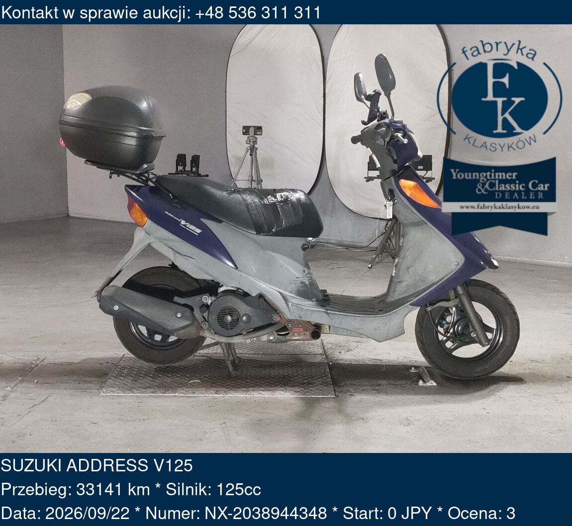 SUZUKI ADDRESS V125  - zdjęcie 2