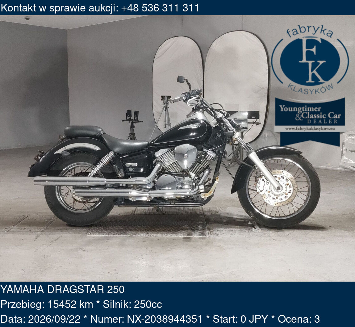 YAMAHA DRAGSTAR 250  - zdjęcie 2