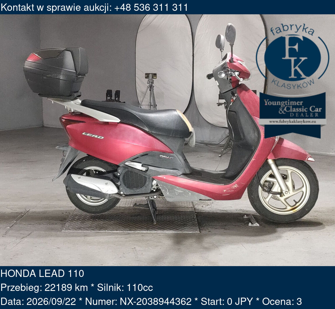 HONDA LEAD 110  - zdjęcie 2