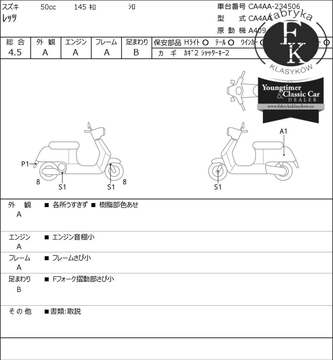 SUZUKI LET S  - zdjęcie 7