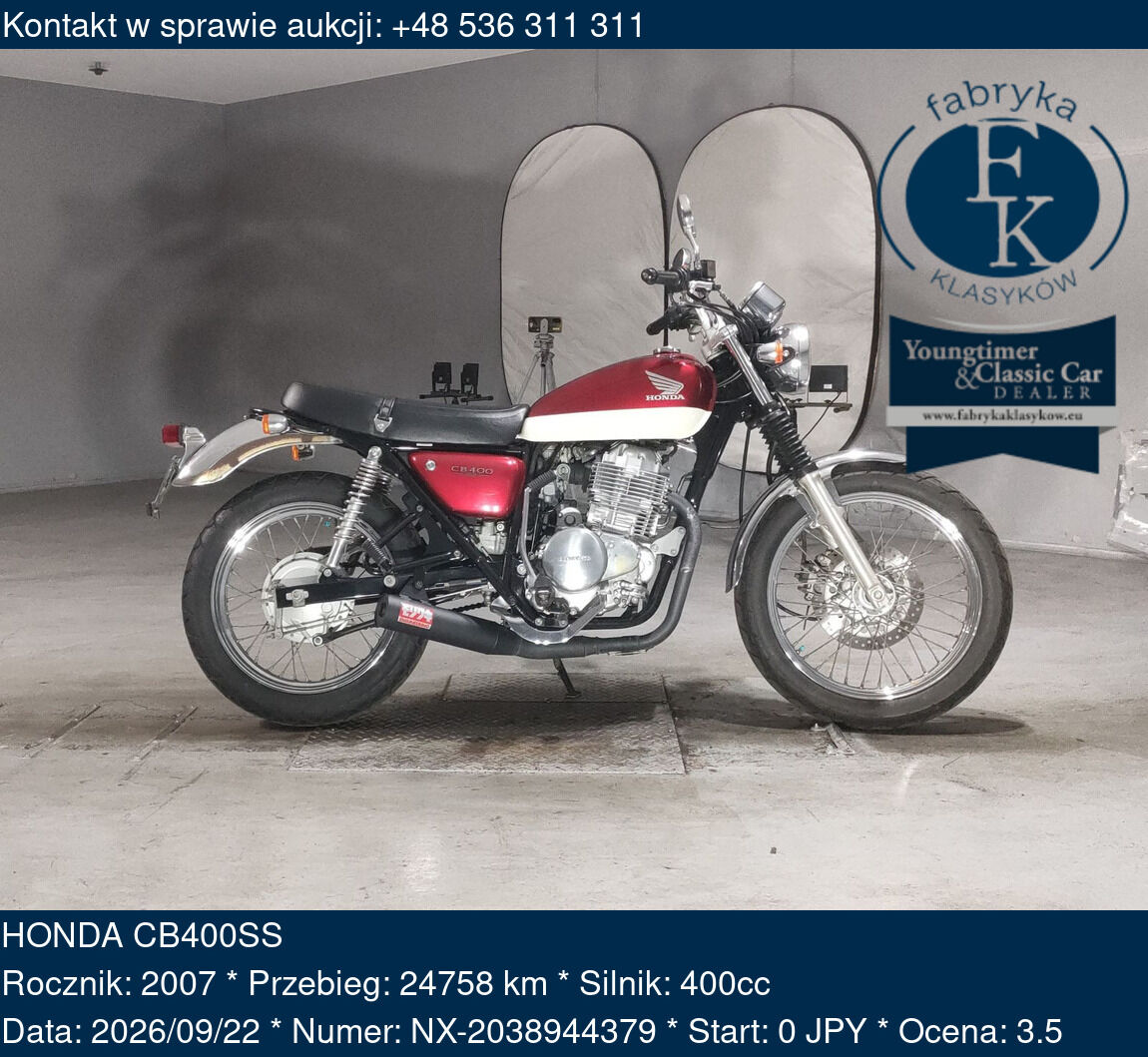 HONDA CB400SS 2007 - zdjęcie 2