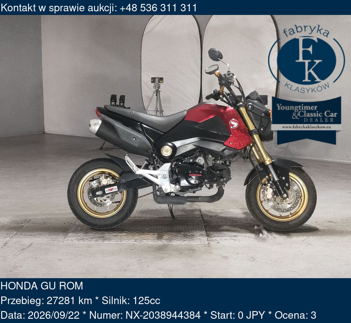 HONDA GU ROM  - zdjęcie 2