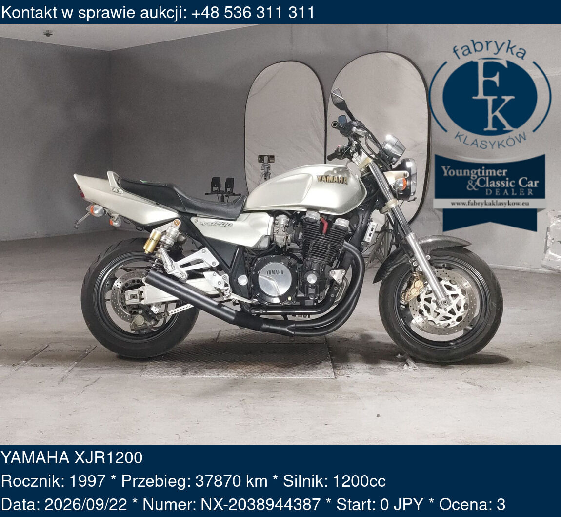 YAMAHA XJR1200 1997 - zdjęcie 2