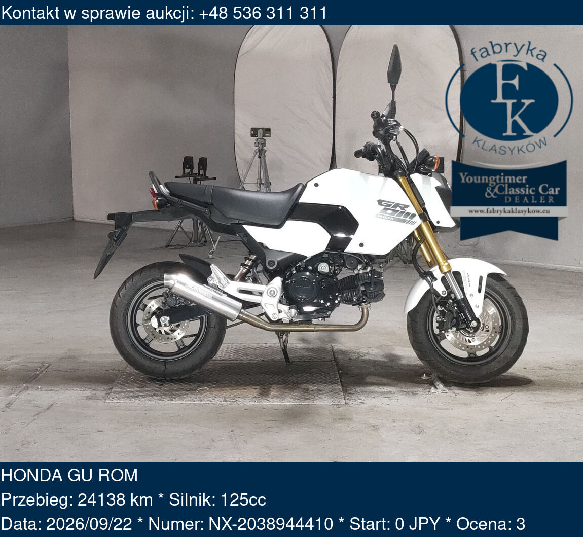 HONDA GU ROM - zdjęcie 2