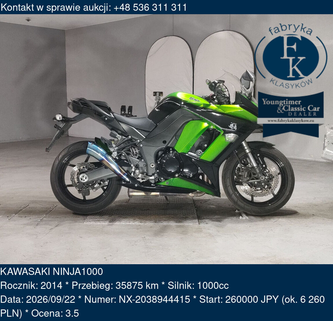 KAWASAKI NINJA1000 2014 - zdjęcie 2