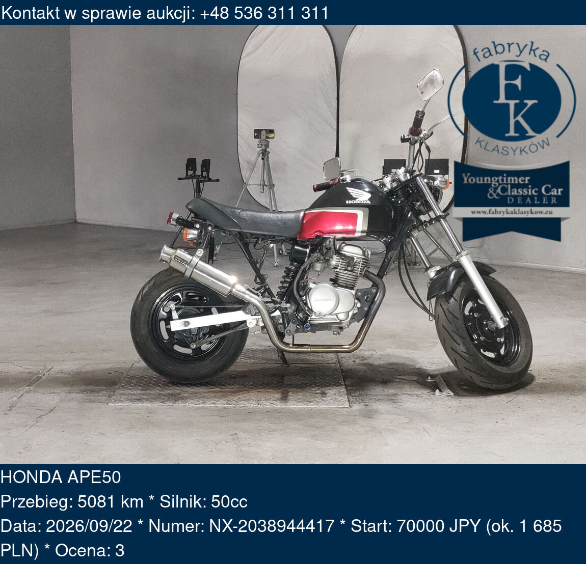 HONDA APE50  - zdjęcie 2