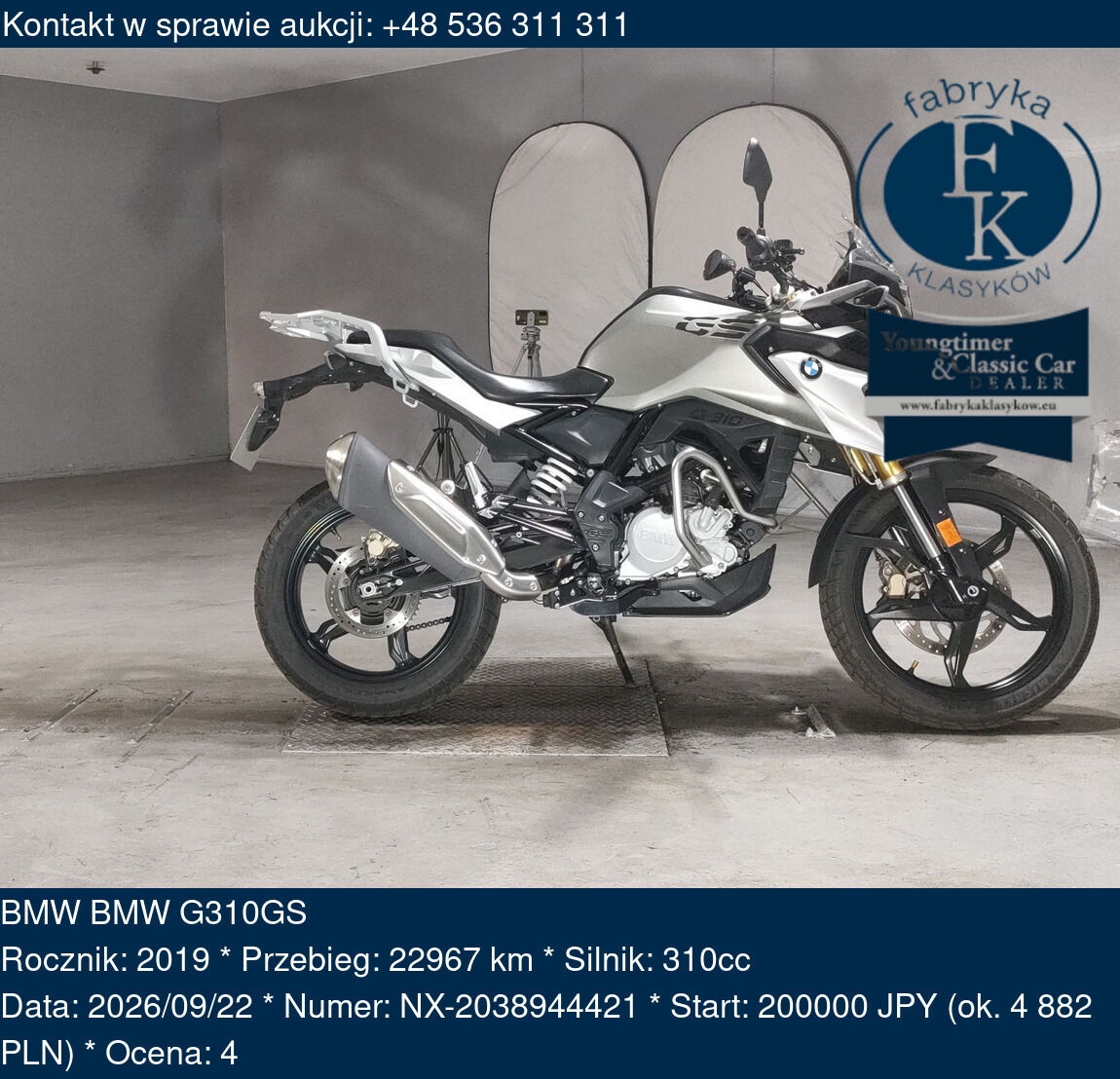 BMW BMW G310GS 2019 - zdjęcie 2