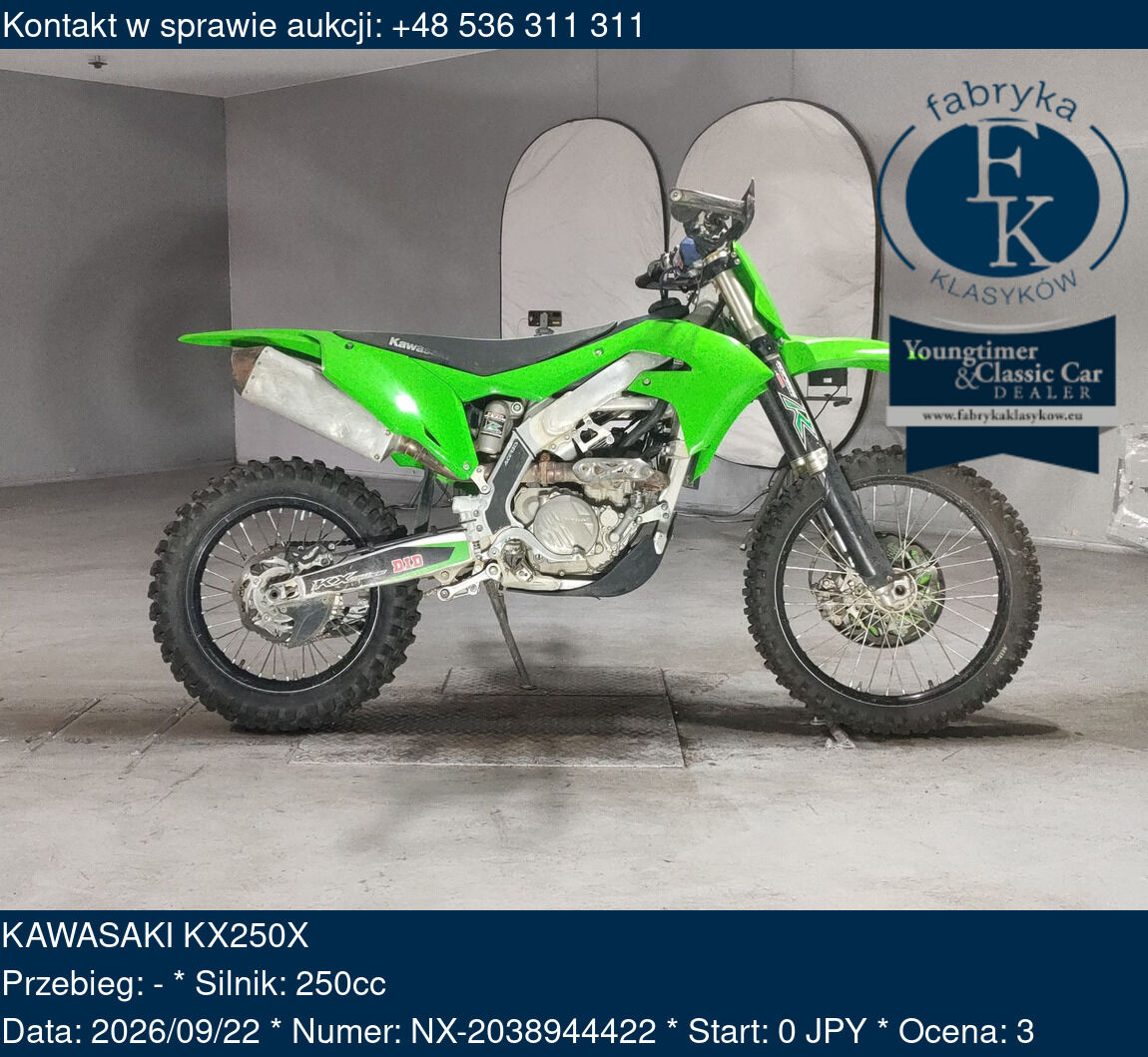 KAWASAKI KX250X  - zdjęcie 2