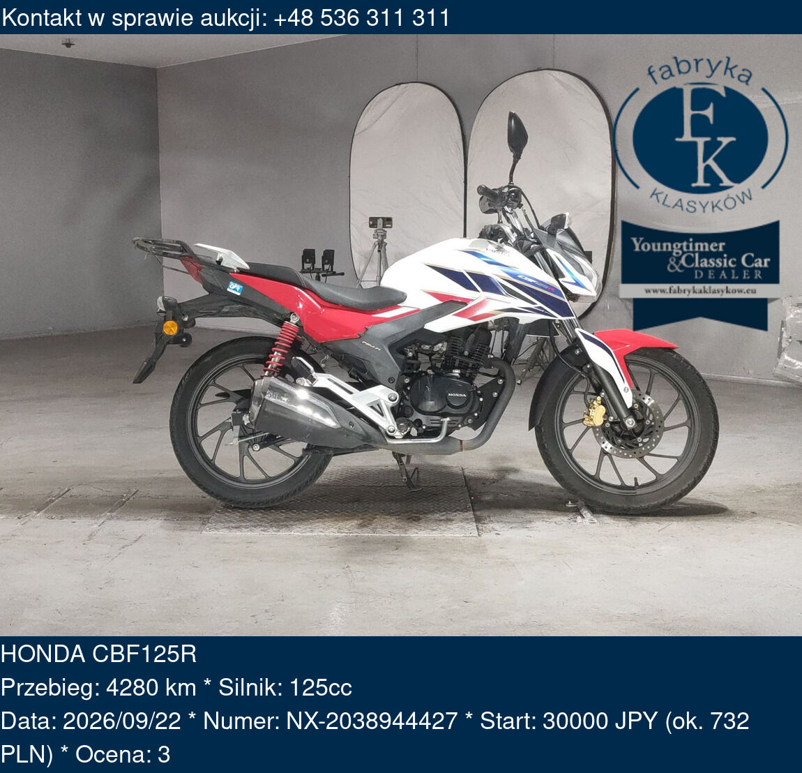 HONDA CBF125R  - zdjęcie 2