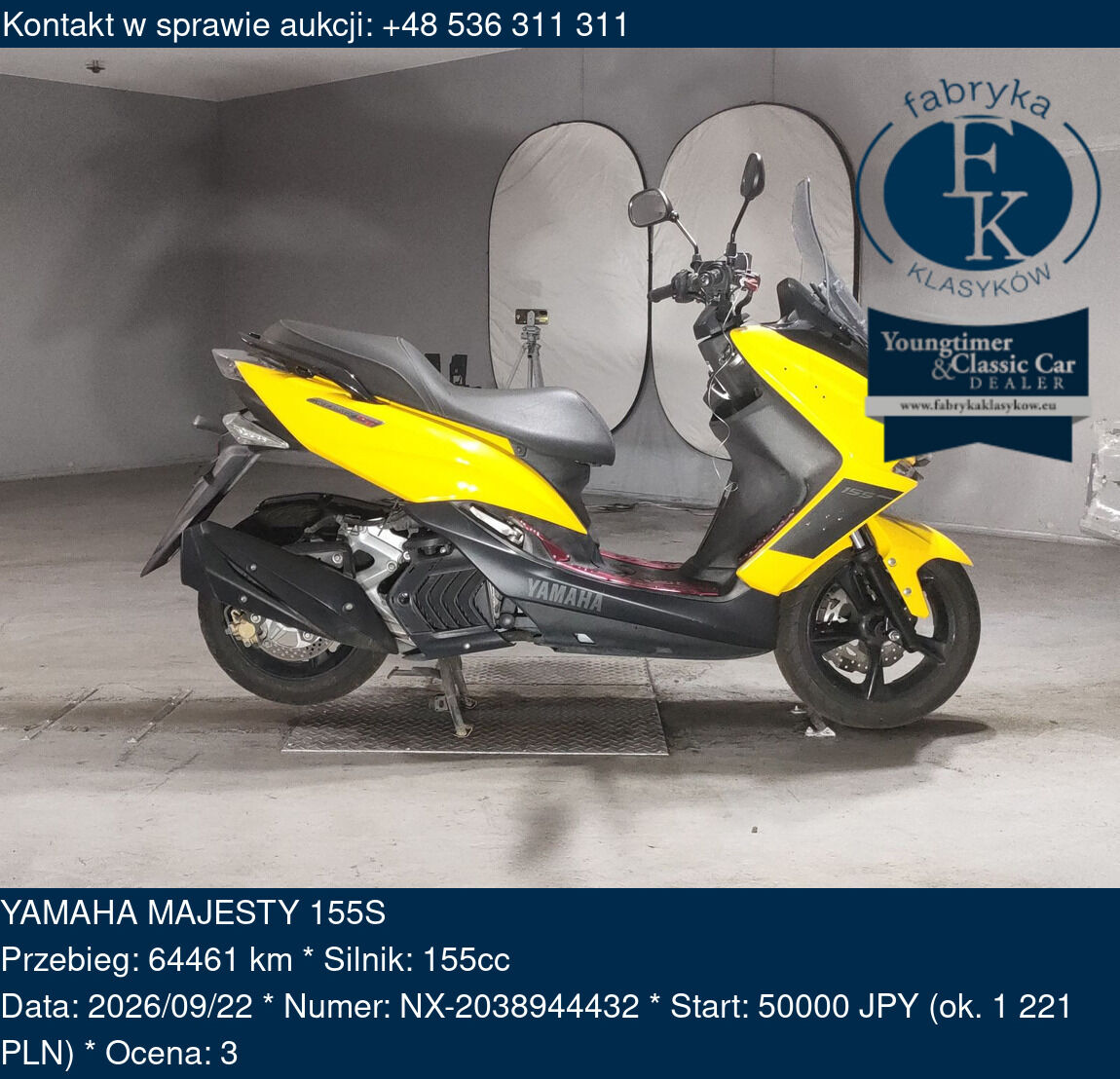 YAMAHA MAJESTY 155S  - zdjęcie 2