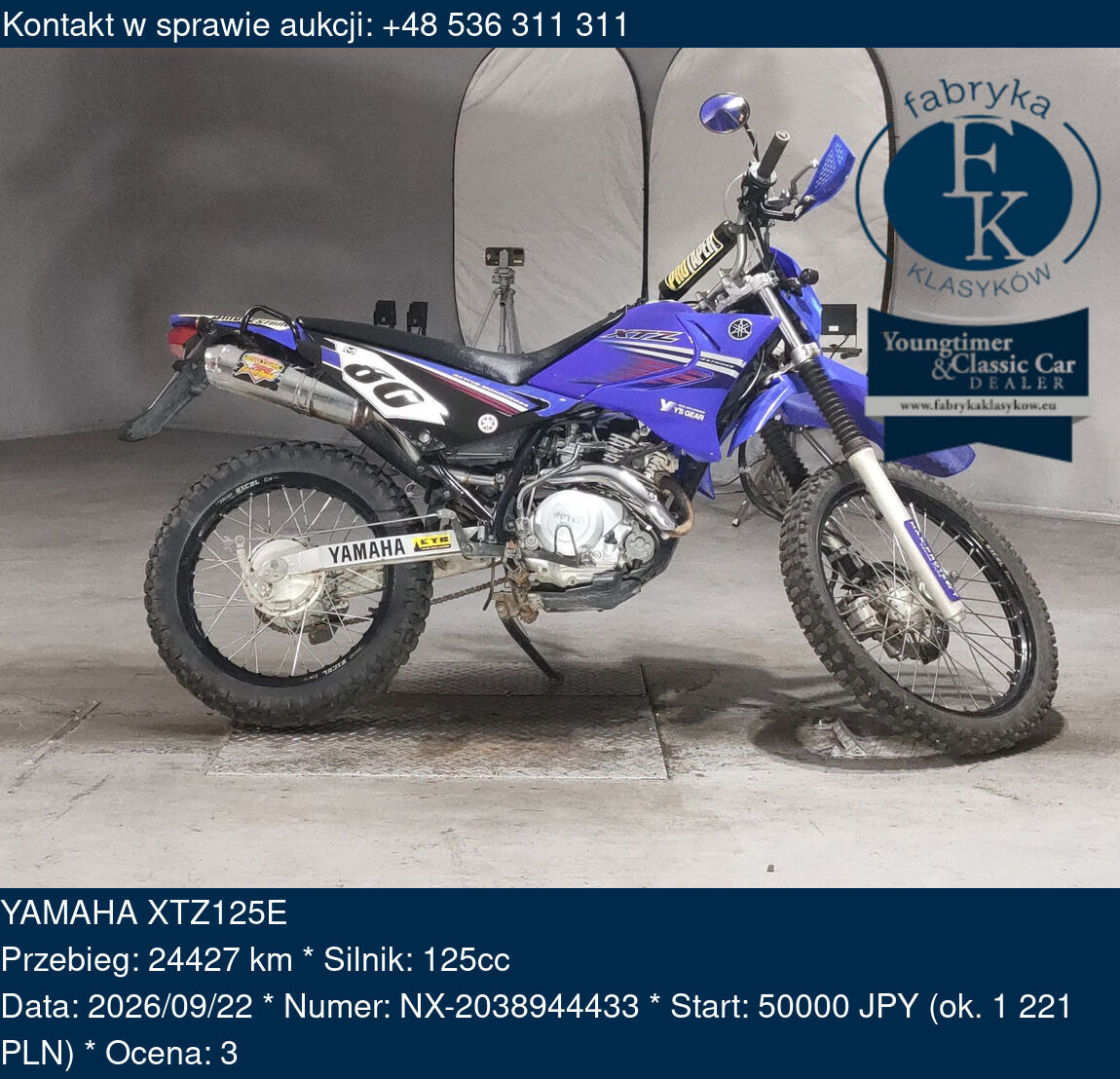 YAMAHA XTZ125E  - zdjęcie 2