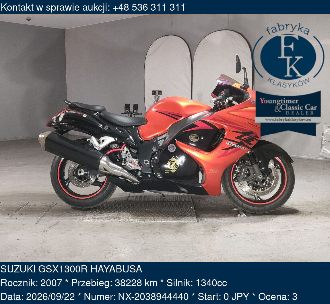 SUZUKI GSX1300R HAYABUSA 2007 - zdjęcie 2