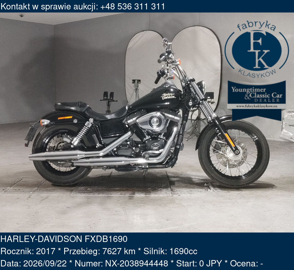 HARLEY-DAVIDSON FXDB1690 2017 - zdjęcie 2