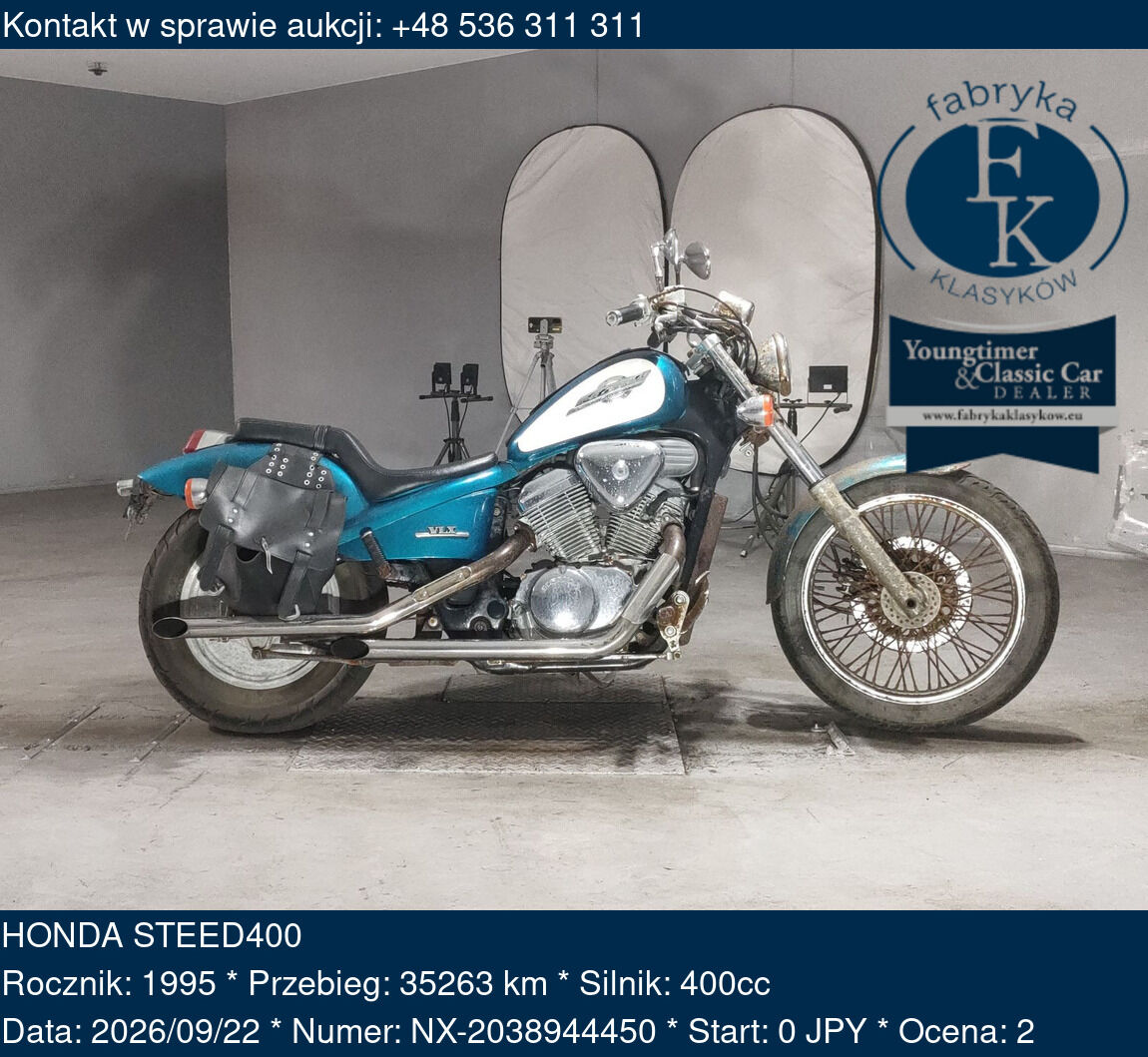 HONDA STEED400 1995 - zdjęcie 2