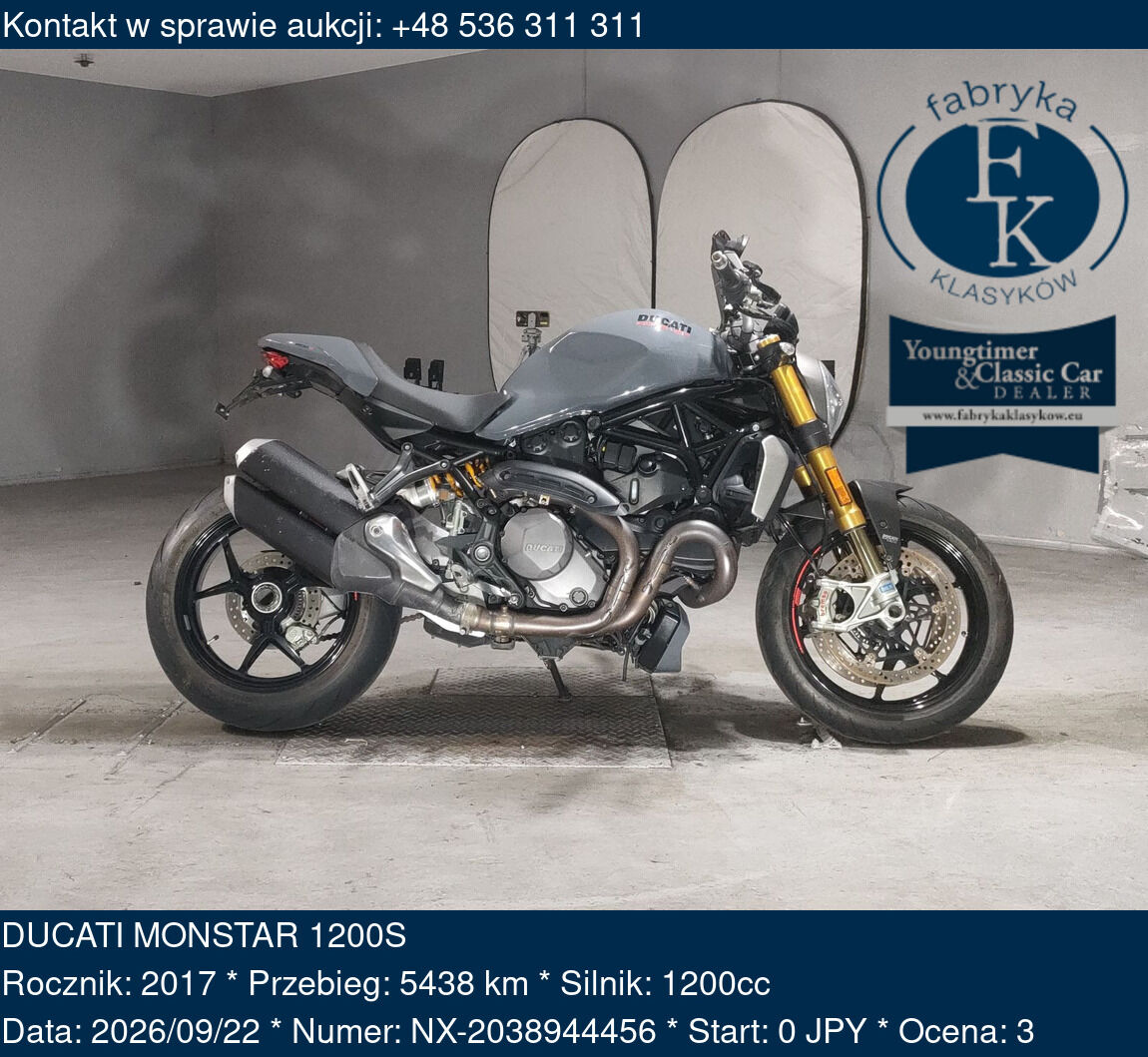 DUCATI MONSTAR 1200S 2017 - zdjęcie 2