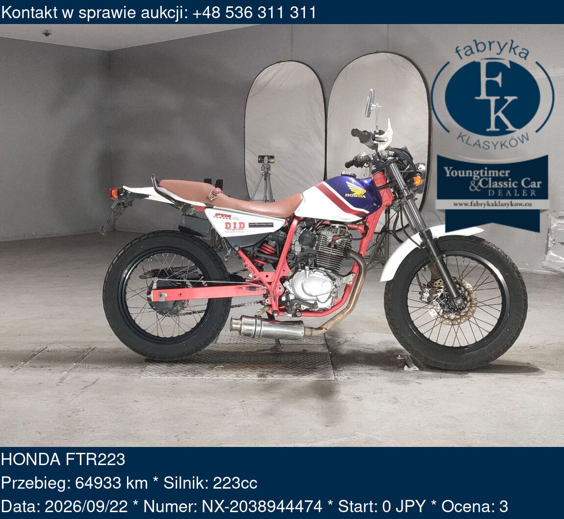 HONDA FTR223  - zdjęcie 2