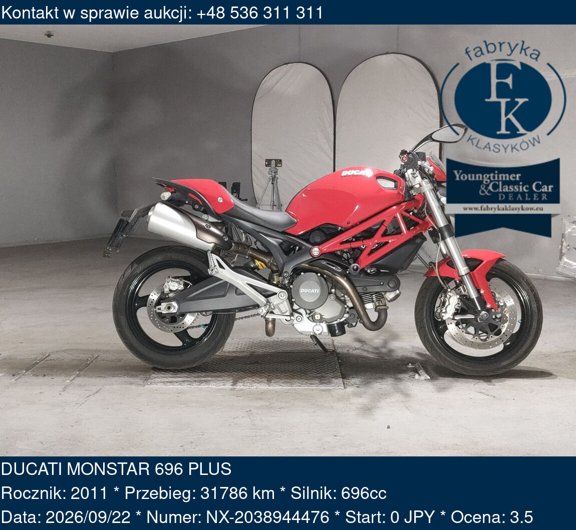 DUCATI MONSTAR 696 PLUS 2011 - zdjęcie 2