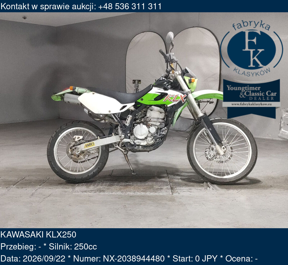 KAWASAKI KLX250  - zdjęcie 2