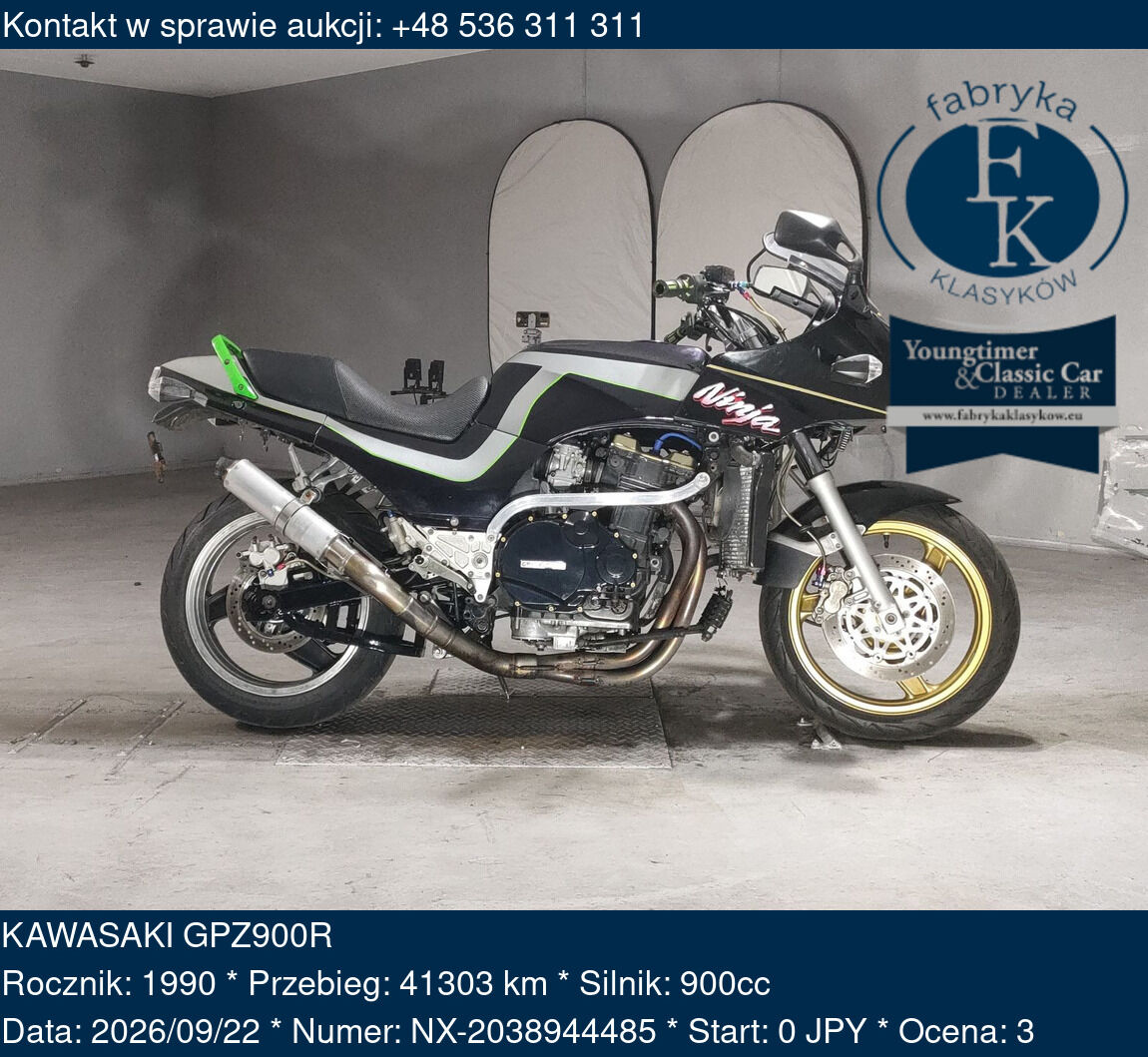 KAWASAKI GPZ900R 1990 - zdjęcie 2