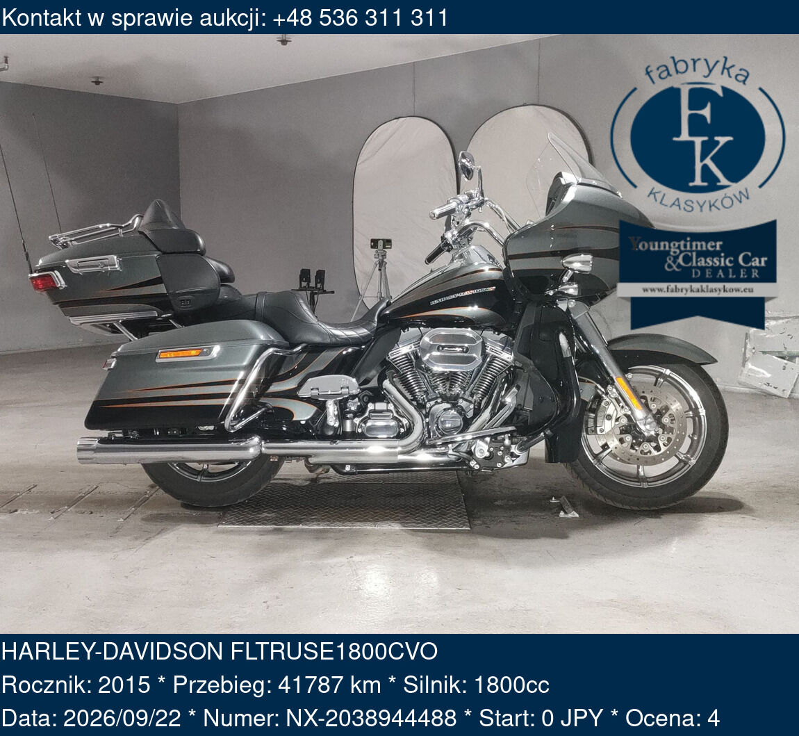 HARLEY-DAVIDSON FLTRUSE1800CVO 2015 - zdjęcie 2