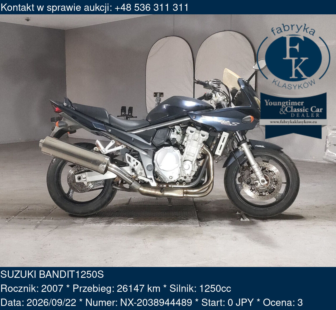 SUZUKI BANDIT1250S 2007 - zdjęcie 2