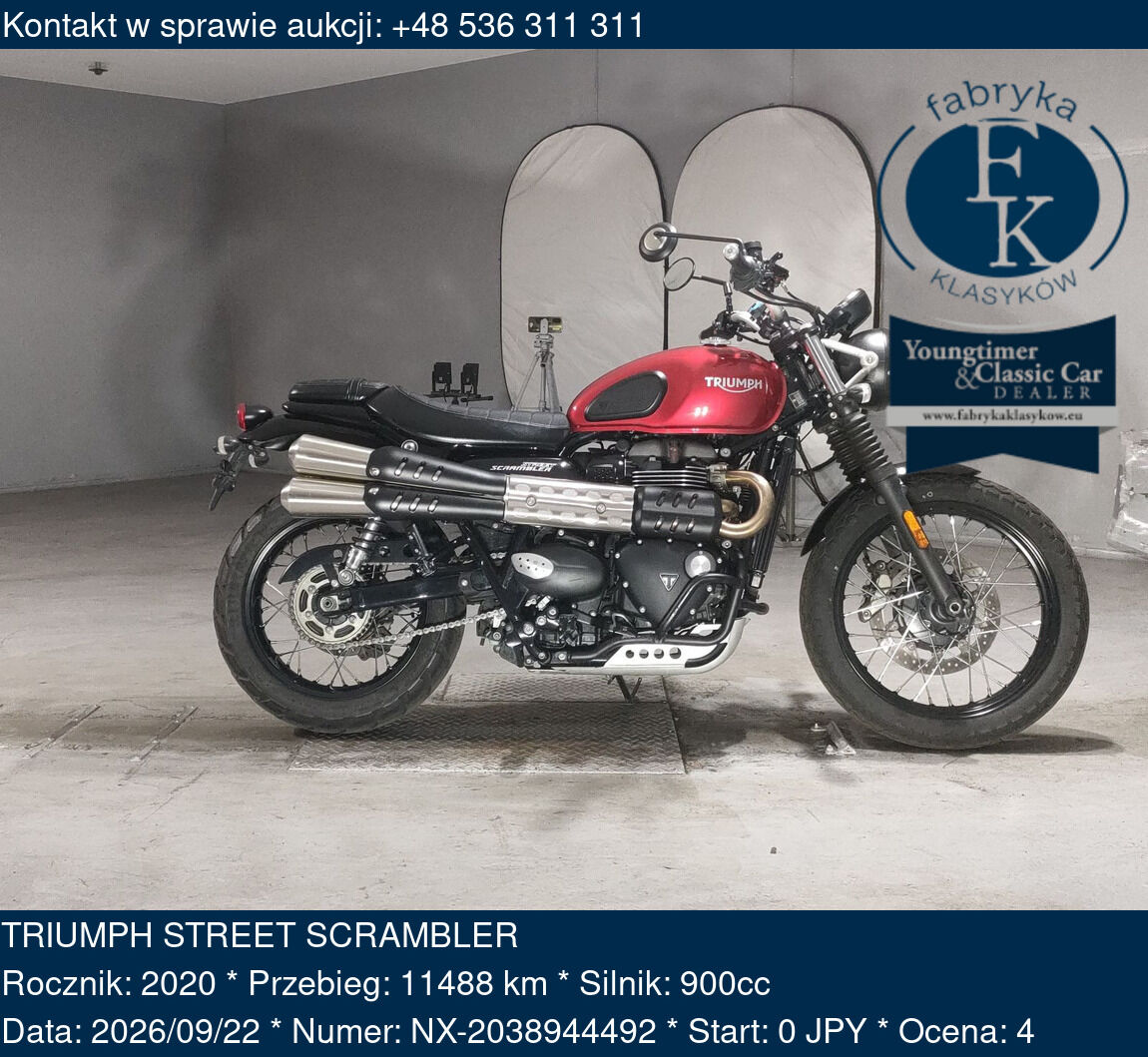 TRIUMPH STREET SCRAMBLER 2020 - zdjęcie 2