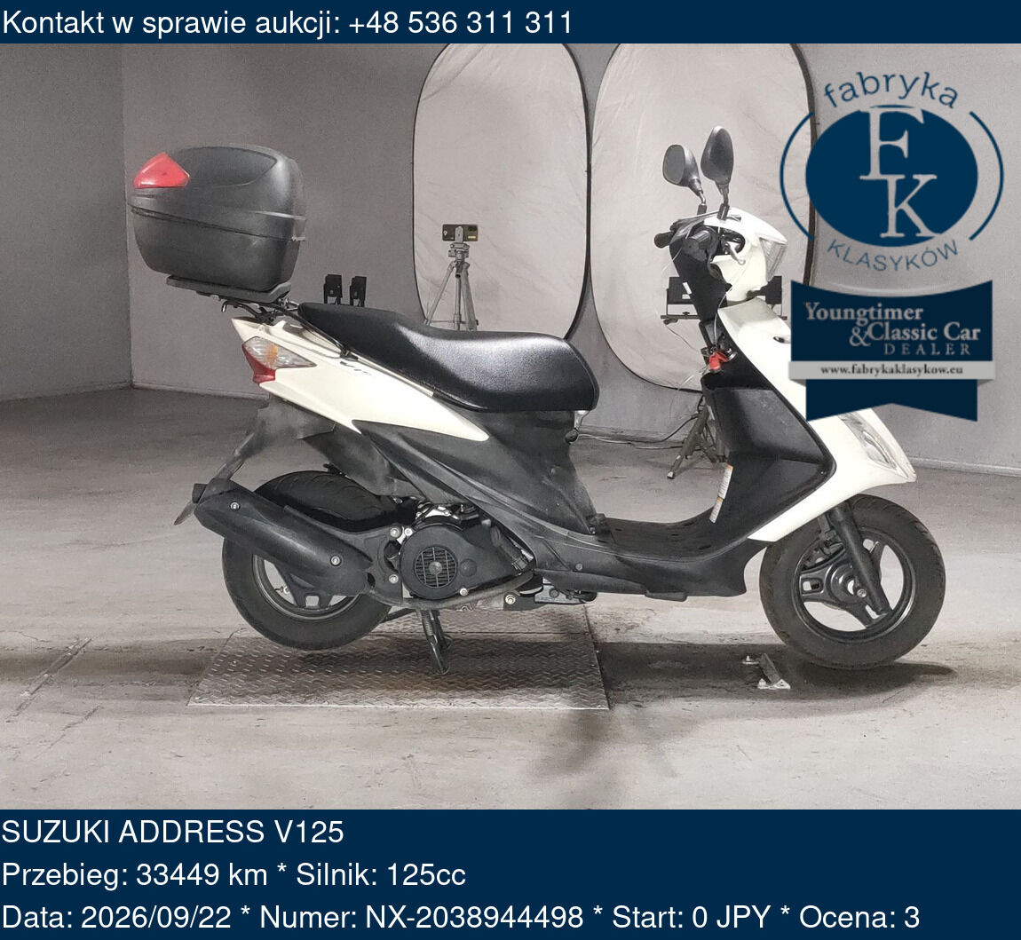 SUZUKI ADDRESS V125  - zdjęcie 2