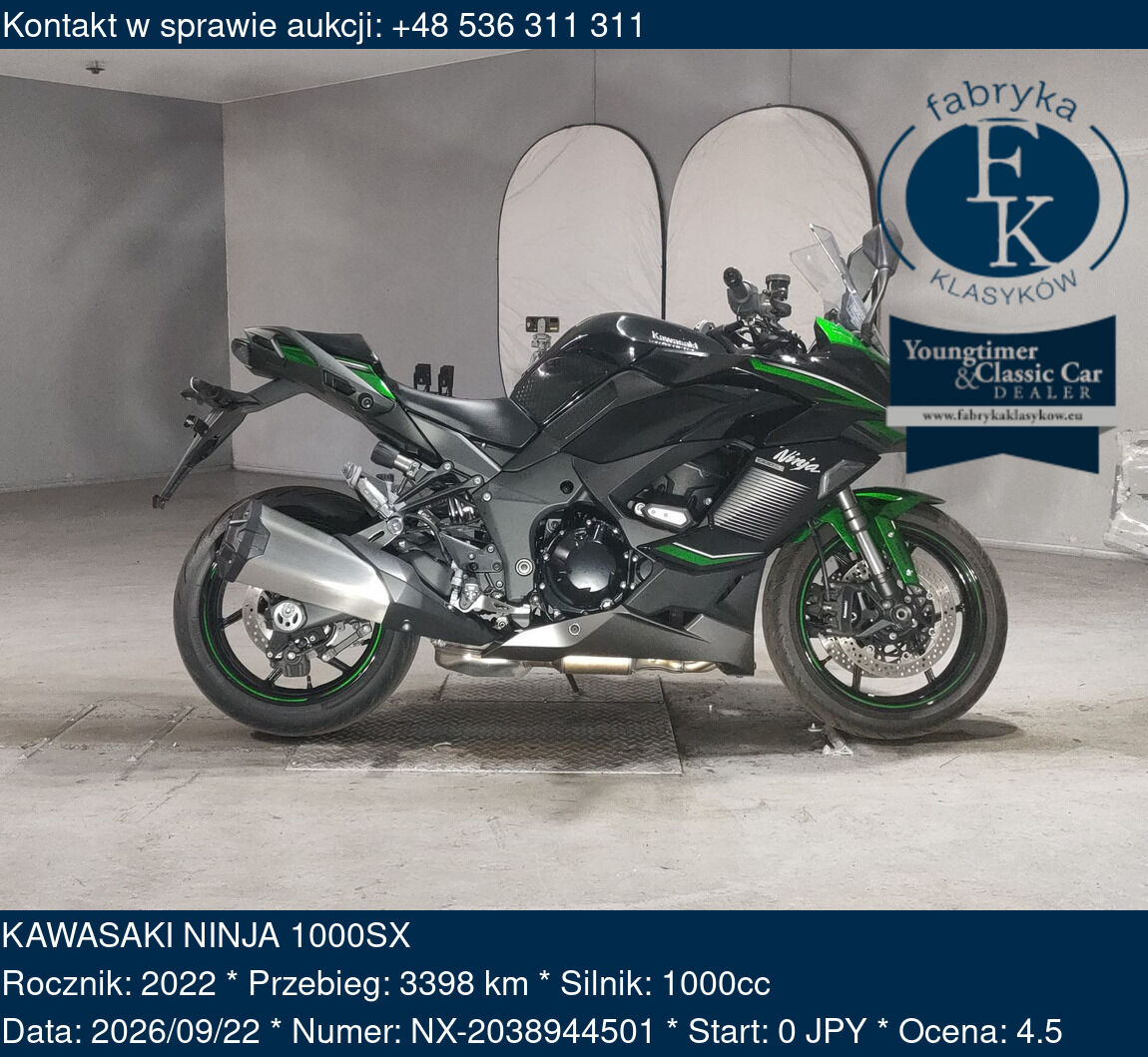 KAWASAKI NINJA 1000SX 2022 - zdjęcie 2
