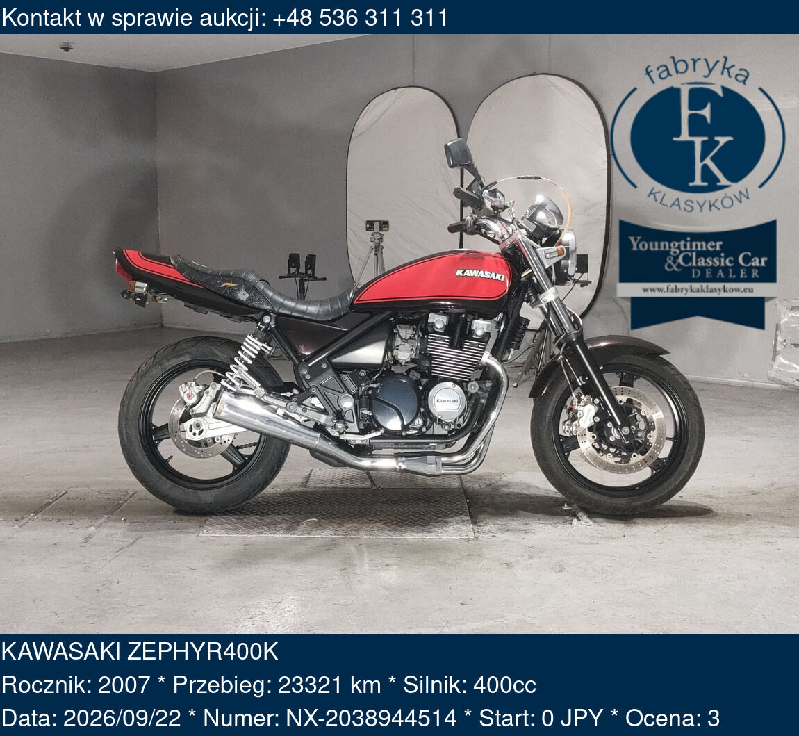 KAWASAKI ZEPHYR400K 2007 - zdjęcie 2
