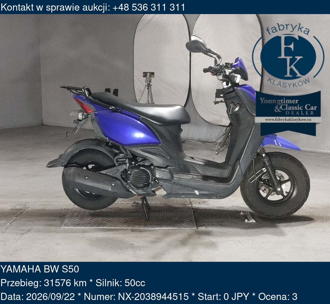 YAMAHA BW S50  - zdjęcie 2