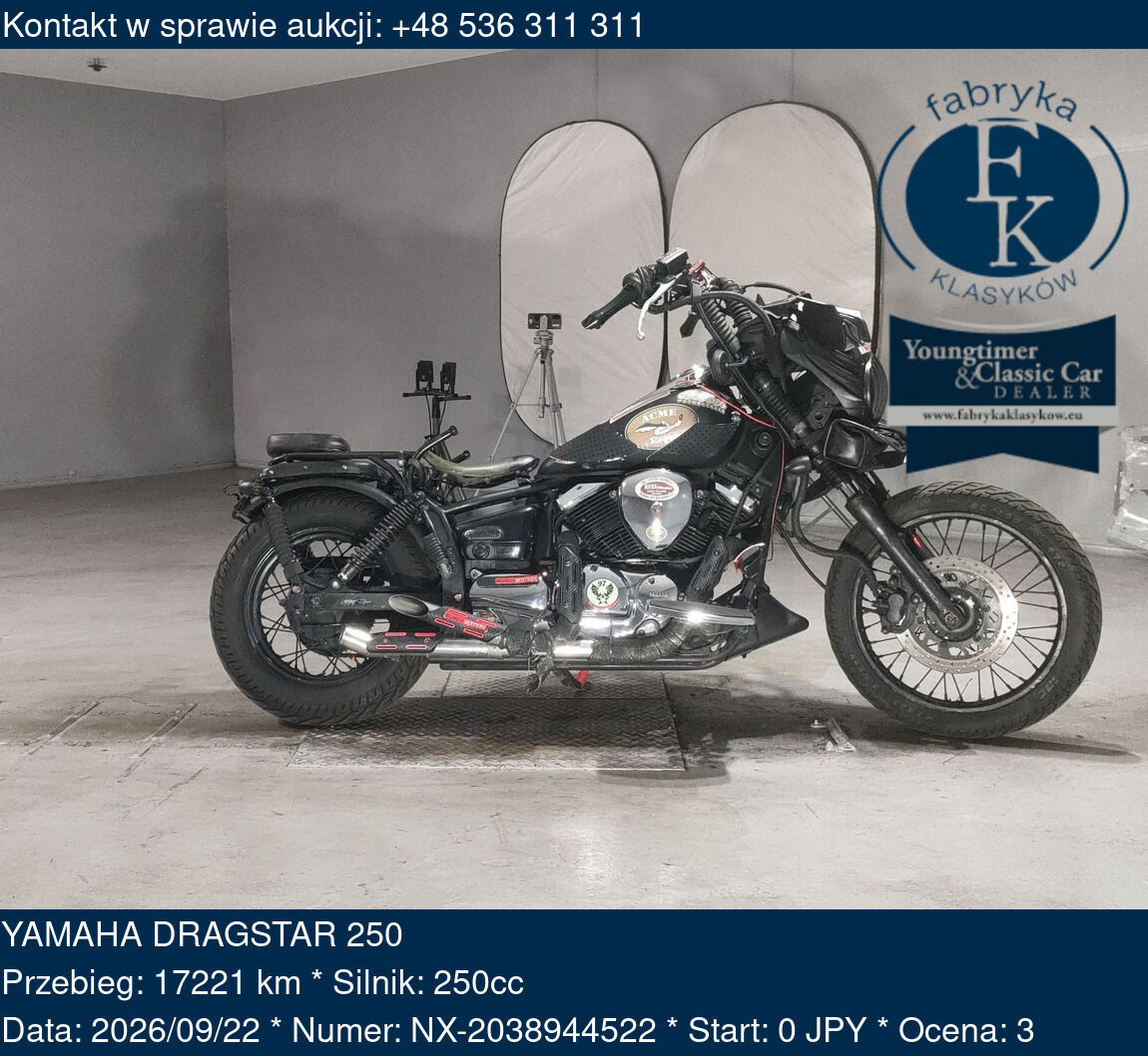 YAMAHA DRAGSTAR 250  - zdjęcie 2