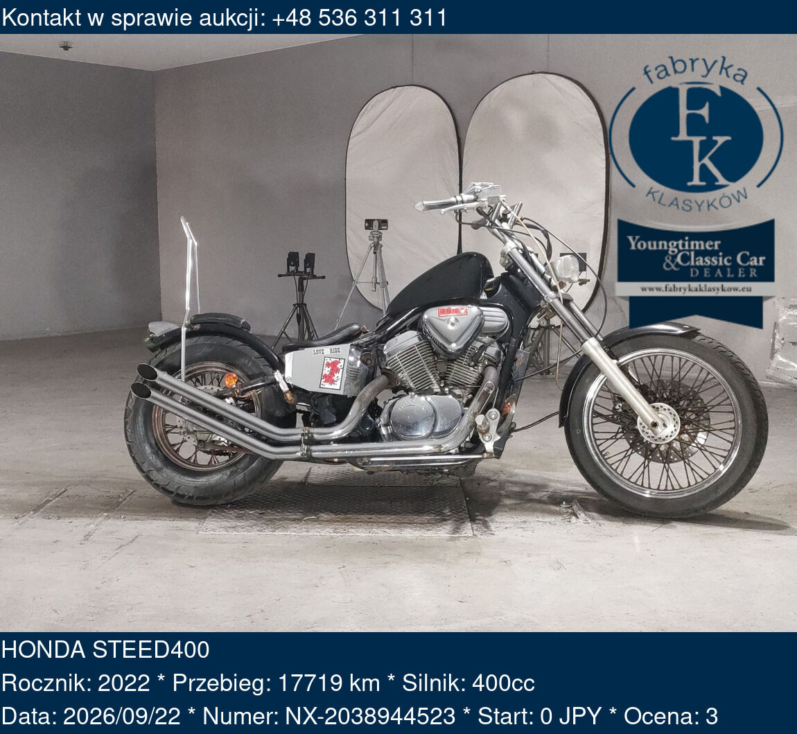 HONDA STEED400 2022 - zdjęcie 2