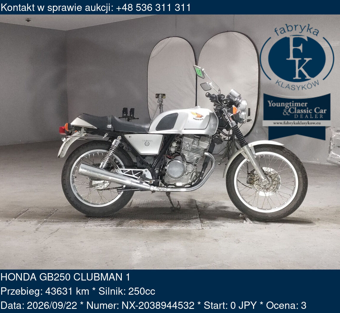 HONDA GB250 CLUBMAN 1  - zdjęcie 2
