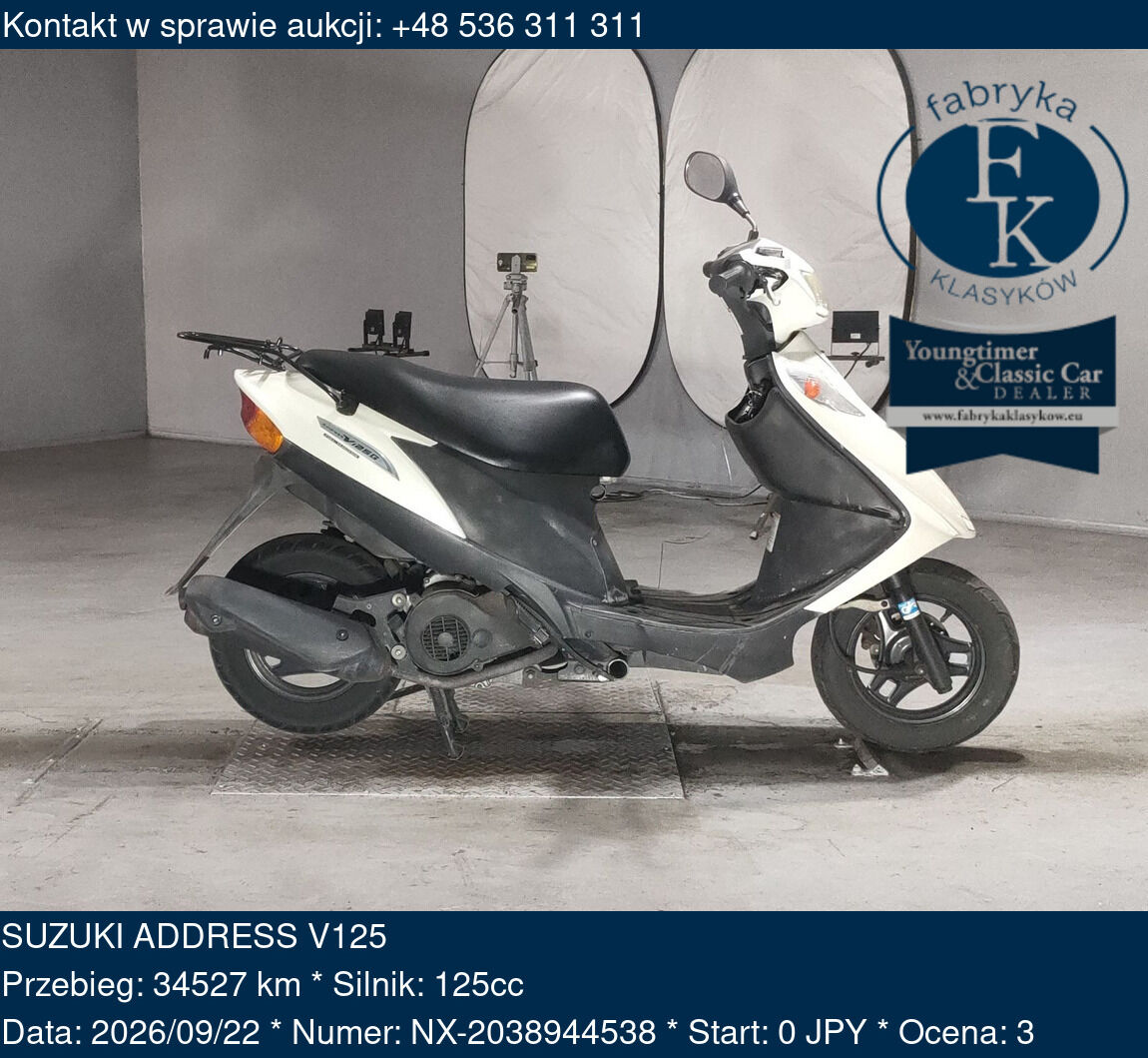 SUZUKI ADDRESS V125  - zdjęcie 2
