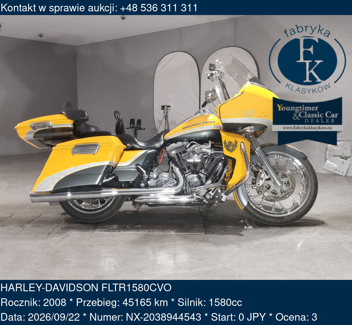 HARLEY-DAVIDSON FLTR1580CVO 2008 - zdjęcie 2