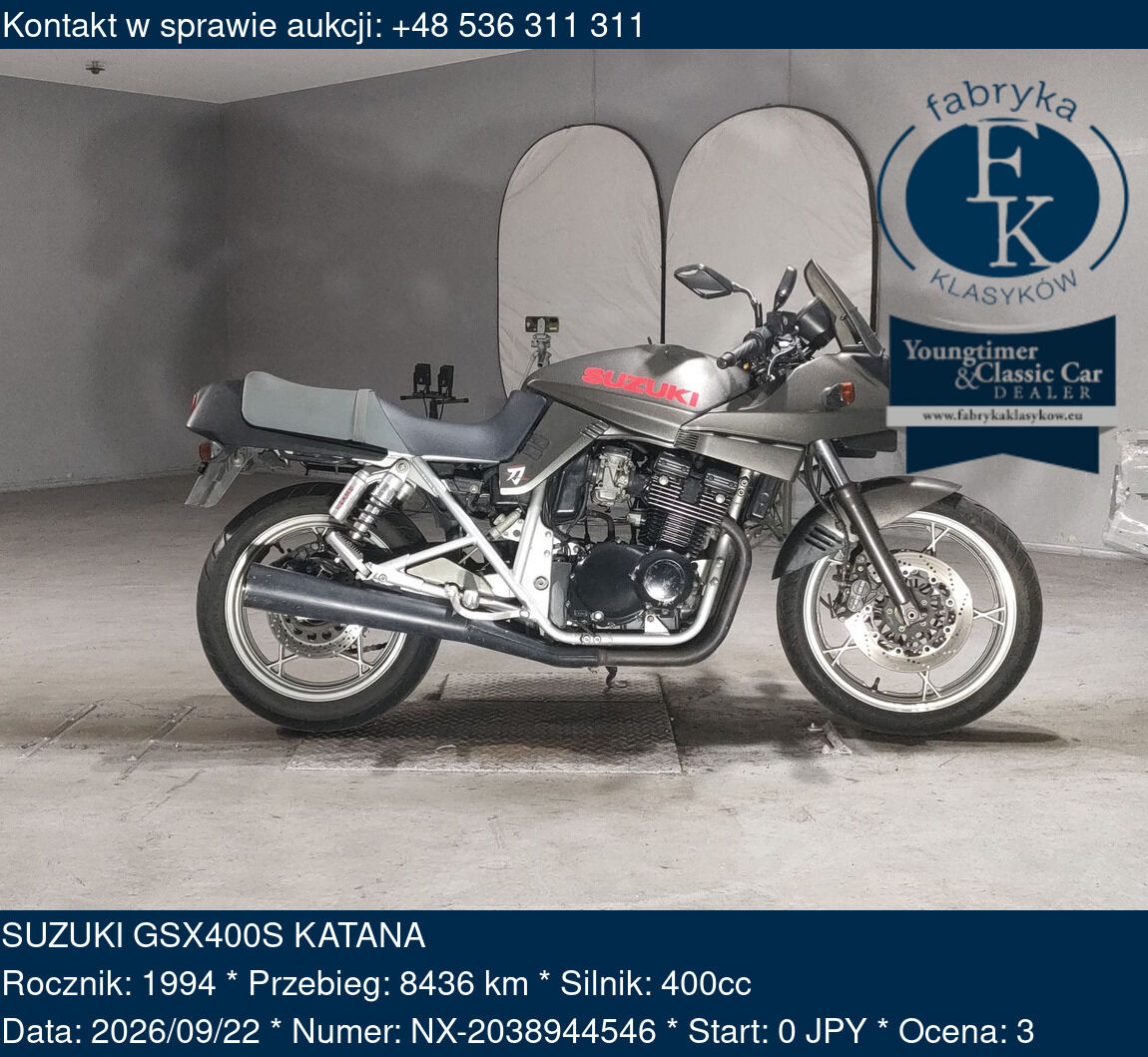 SUZUKI GSX400S KATANA 1994 - zdjęcie 2