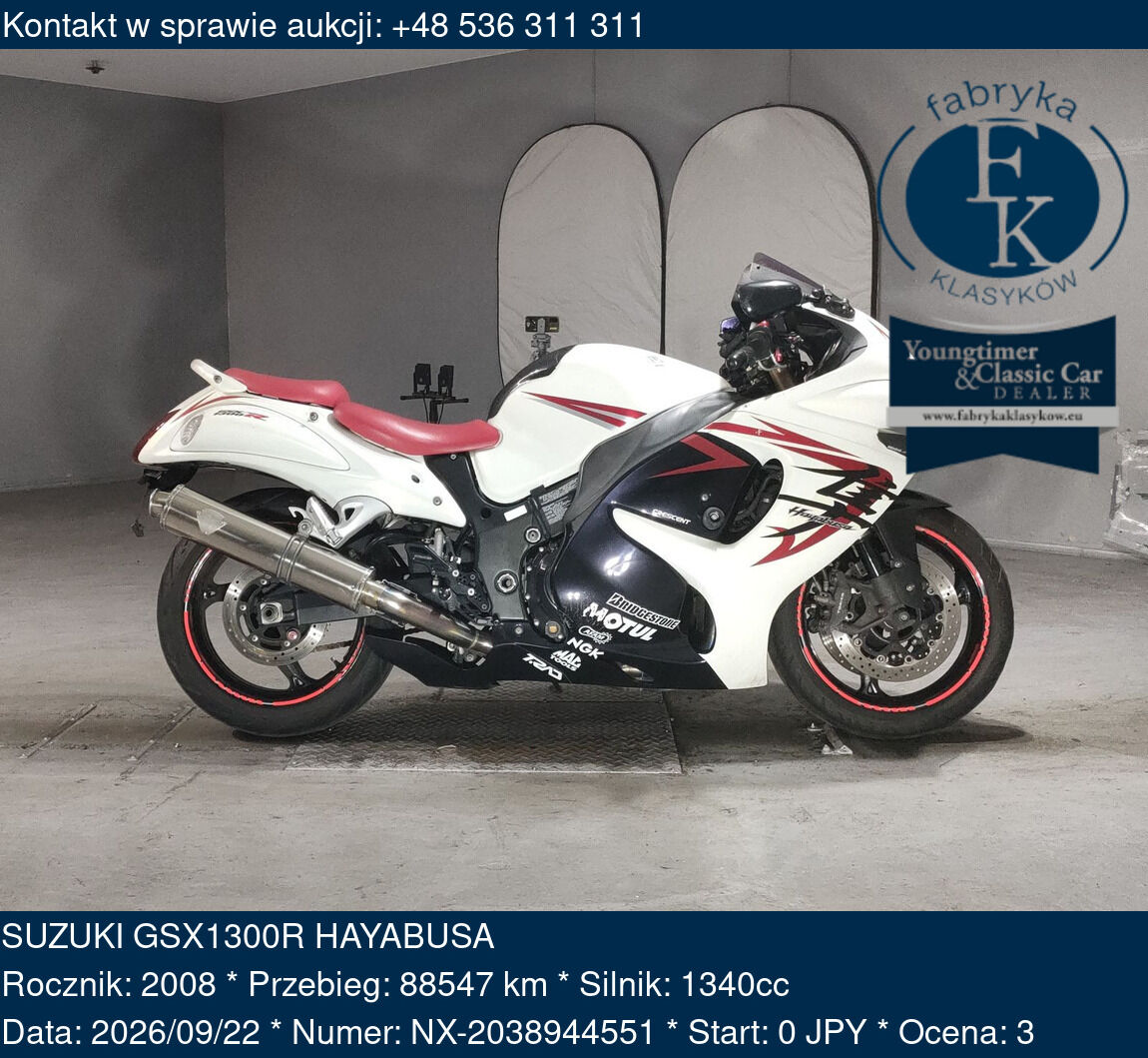 SUZUKI GSX1300R HAYABUSA 2008 - zdjęcie 2